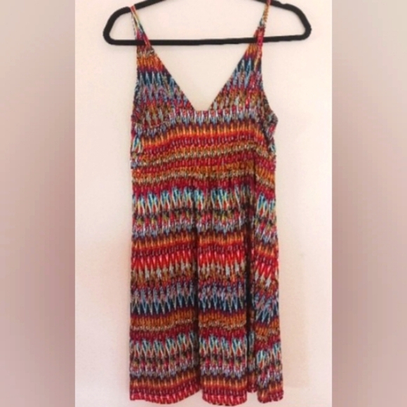 Neesha A-Line Sweetheart Neckline Sundress Colorful M/L With Adjustable Straps - Picture 2 of 8